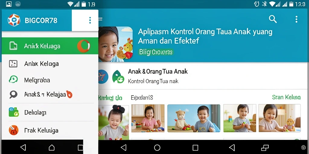 Antarmuka sederhana untuk kontrol orang tua yang efektif.