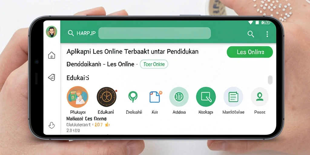 Tampilan antarmuka aplikasi HARAPJP yang ramah pengguna.