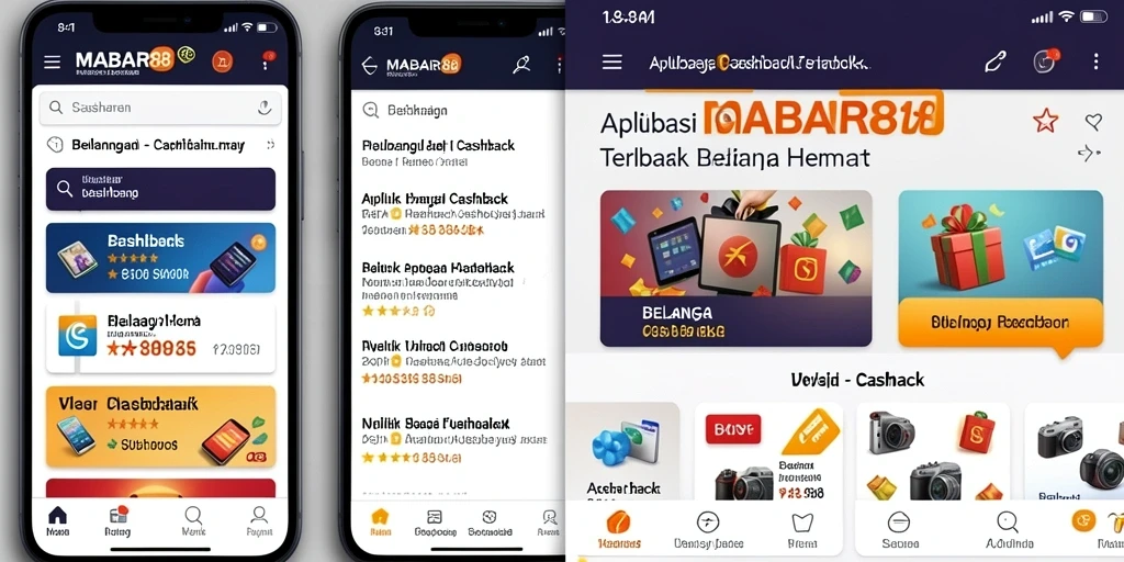 Antarmuka MABAR88 dengan berbagai penawaran cashback.