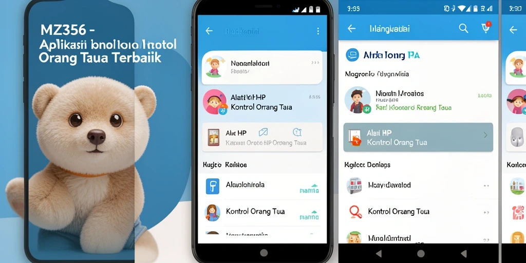 Antarmuka MZ356 menunjukkan fitur kontrol orang tua yang praktis.