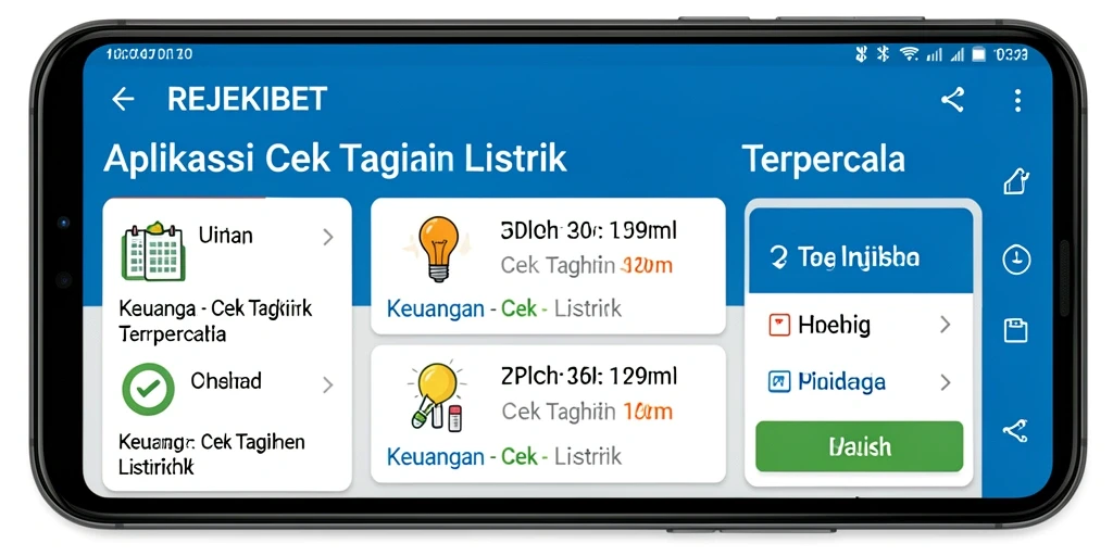 Tampilan antarmuka REJEKIBET yang sederhana dan informatif.