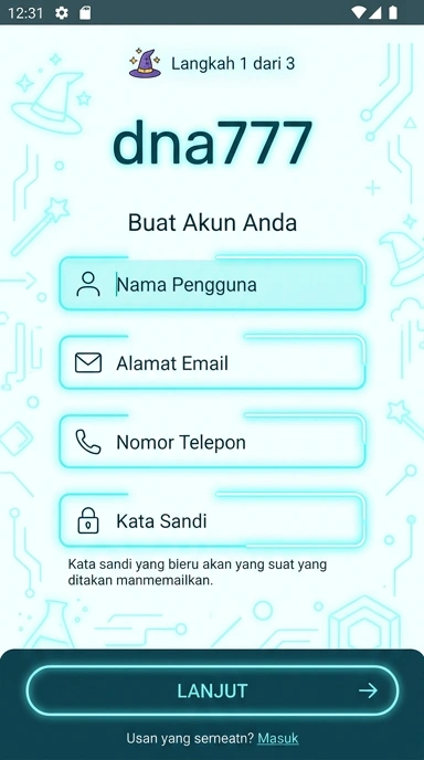 Buat Akun Baru DNA777 Dengan Mudah dan Cepat